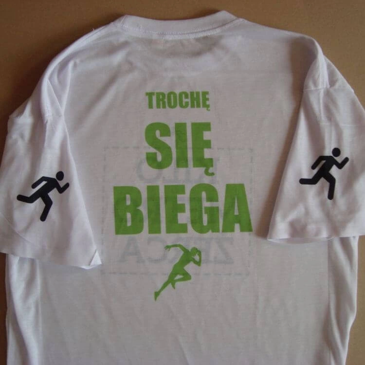 sublimacja nadruki na koszulce